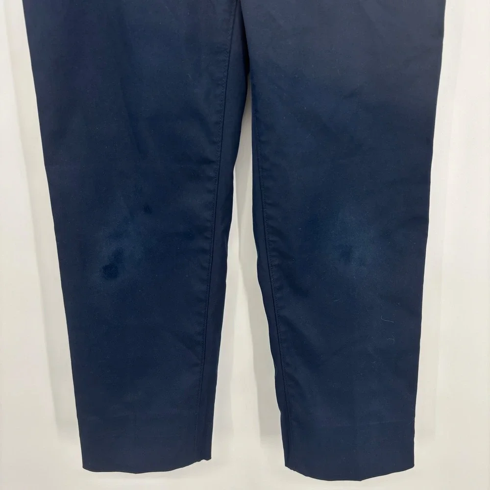 Lands End Boys Navy Blue Chino School Uniform Pants Size‎ 10 Elastic Waist